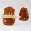 Clearstone Capybara Plush Keychain Chavimaru Swim Ring (Duck) 13cm Brown