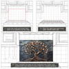 fzxwyishu Tree of Life,Tempered Glass Backsplash For Kitchen Behind Stove,Easy