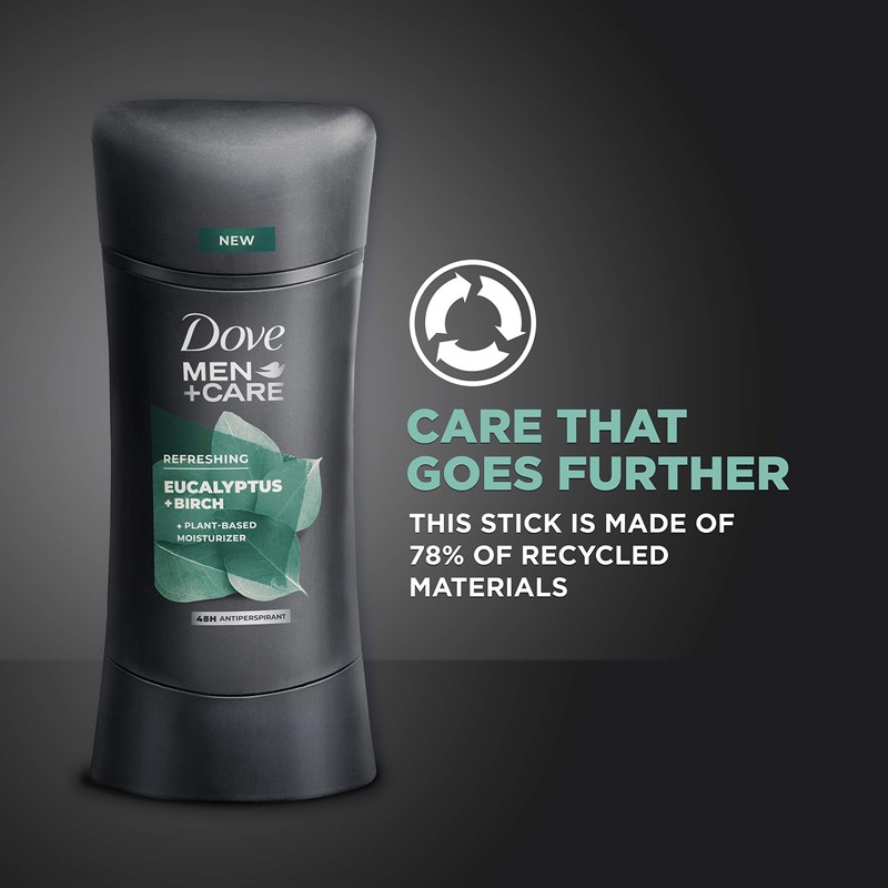 Dove Men+Care Antiperspirant Deodorant Antiperspirant Eucalyptus + Birch Natural Inspired