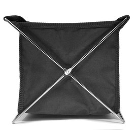 Foldable Shoe Cover Holder and Single Door Hanger with Designs on Front and Back - Please Use Shoe Covers (Black - 2 Pack)