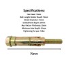 Tradeals 10 Piece M8 x 75mm Expansion Bolts Rawl Plugs