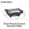 Hamilton Beach Panini Press Sandwich Maker & Electric Indoor Grill