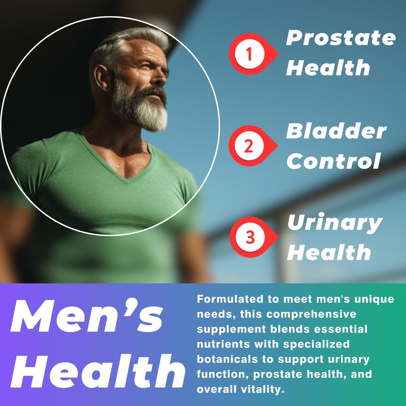 TODICAMP Prostate Support Supplement Formula with Saw Palmetto Extract and
