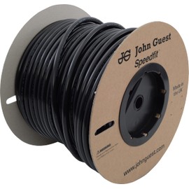 John Guest 1/2 Inch x 250 Feet LLDPE Tubing, Flexible Water Tubing for Plumbing, Red, PE-16-GI-0250F-R