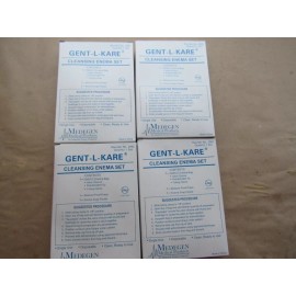 Medegen GENT-L-KARE Cleansing Enema Set ref 2562 New- Lot of 4 SETS