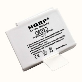 HQRP Battery Compatible with Flip Video ABT2W UltraHD 4GB 8GB, FVU2120B, U3120, Flip 4GB, Cisco ABT2W Ultra-HD Camcorder U32120B U32120W, Flip UltraHD 3rd Generation Video Camera U32120 U32120B