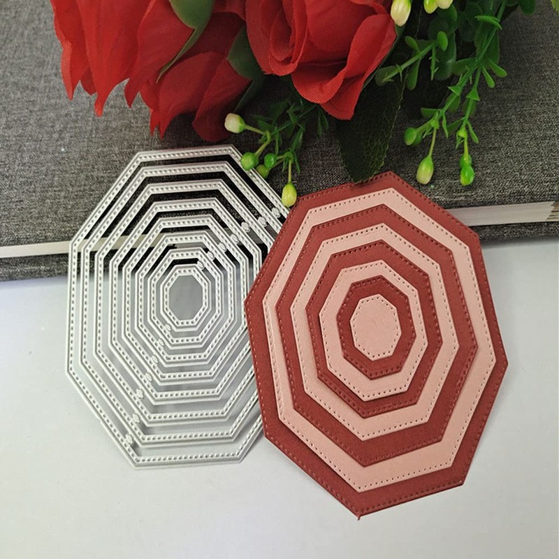 COMEYER Octagon Metal Cutting Dies Stencil DIY Scrapbooking Album Paper