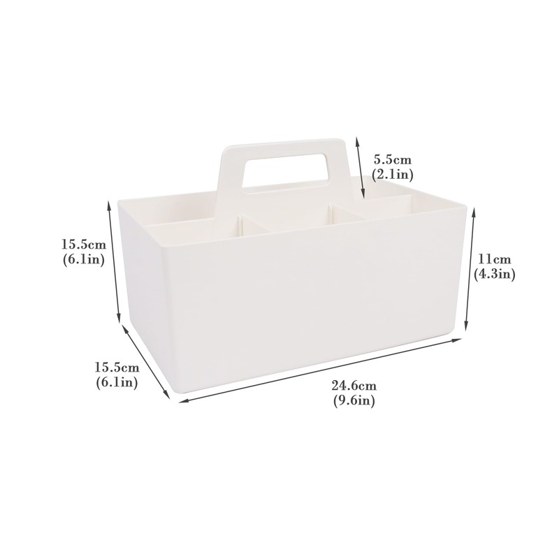 Gzsekken Shower Caddy Basket Portable Shower Organiser for Bathroom, Plastic