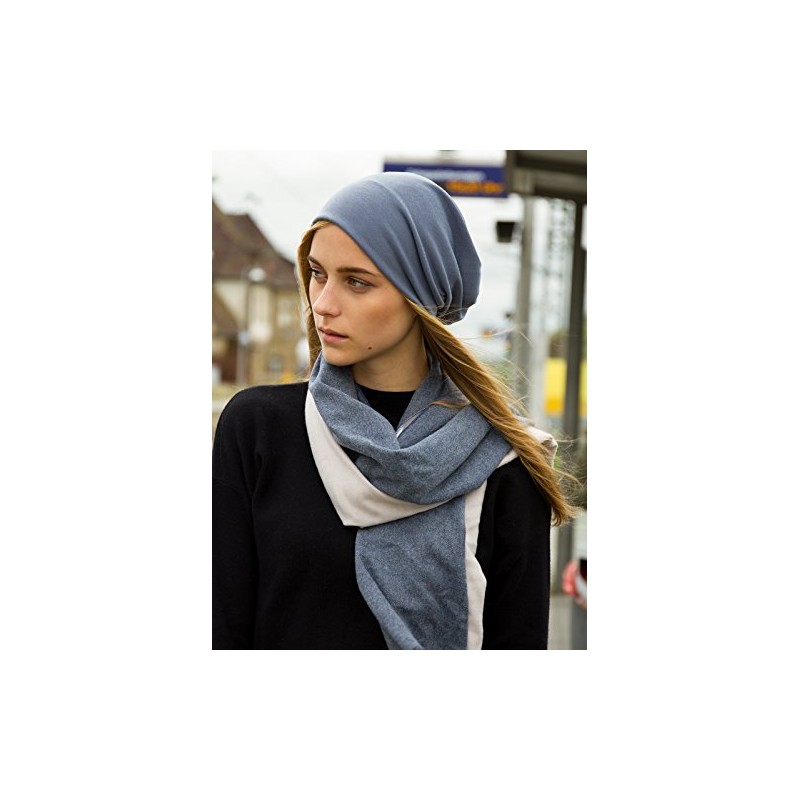 Caspar MU068 Classic Lightweight Slouch Beanie Hat Long Beanie, dark