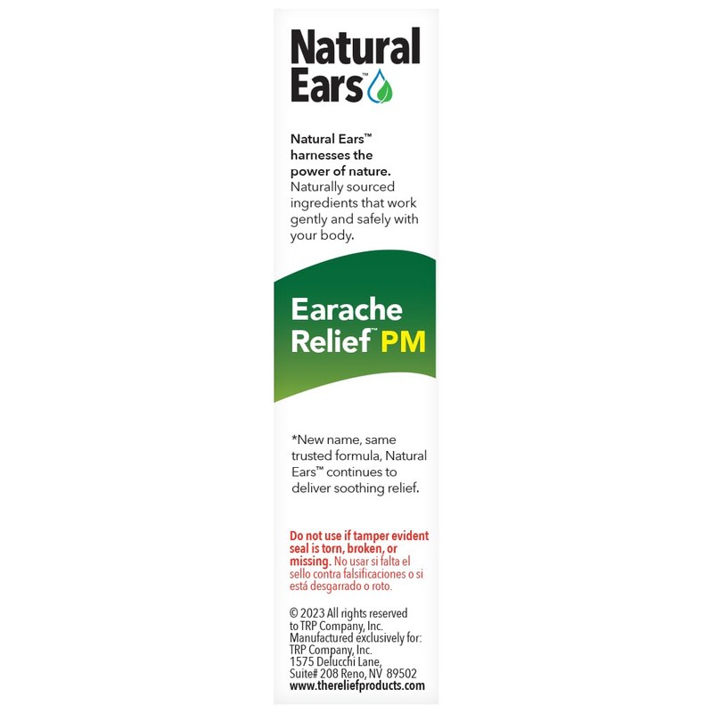 The Relief Products PM Earache Relief - 100% Natural Active