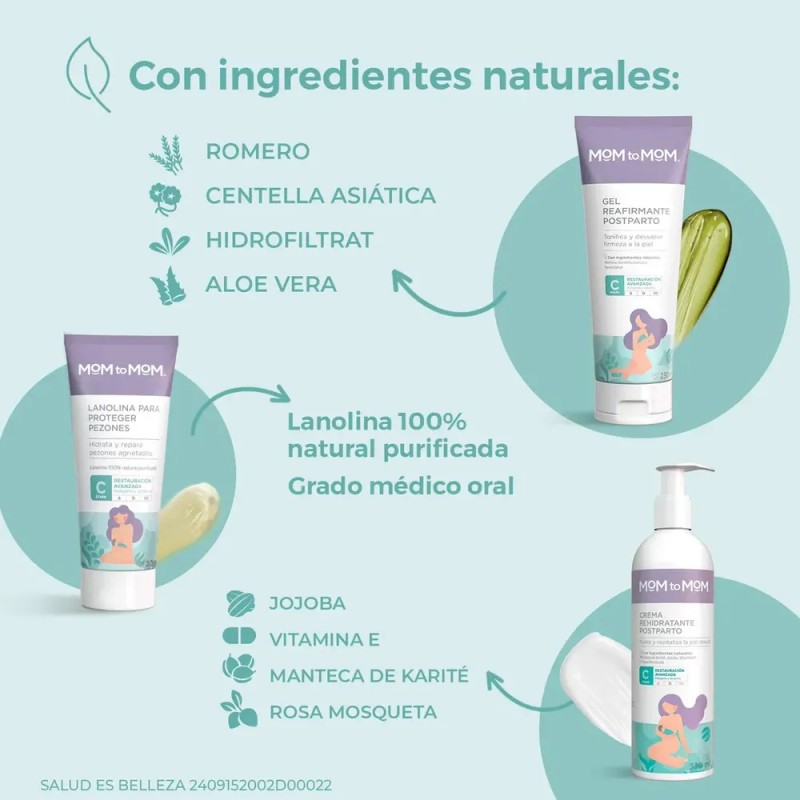 Mom To Mom Kit Cuidado Especial Piel Postparto