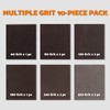 Sanding Block 10 pcs with Tack Cloth, 60 80 120