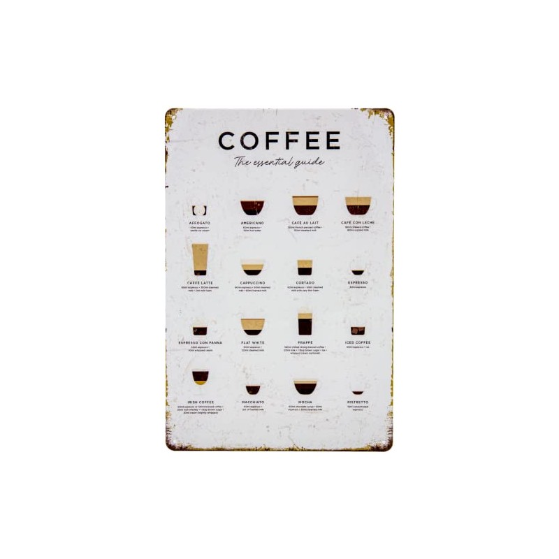 30 x 20 cm Weatherproof Coffee Café Tin Sign, Speciality