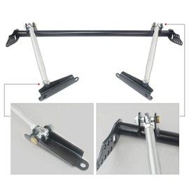 PQY Front Traction Control Tie Bar Set Compatible with 92-00 Honda Civic Del Sol EK EG EH EJ EM 94-01 Acura Integra DC