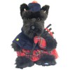 Sawley Fine Arts Plush SCOTTISH TERRIER TARTAN PIPER