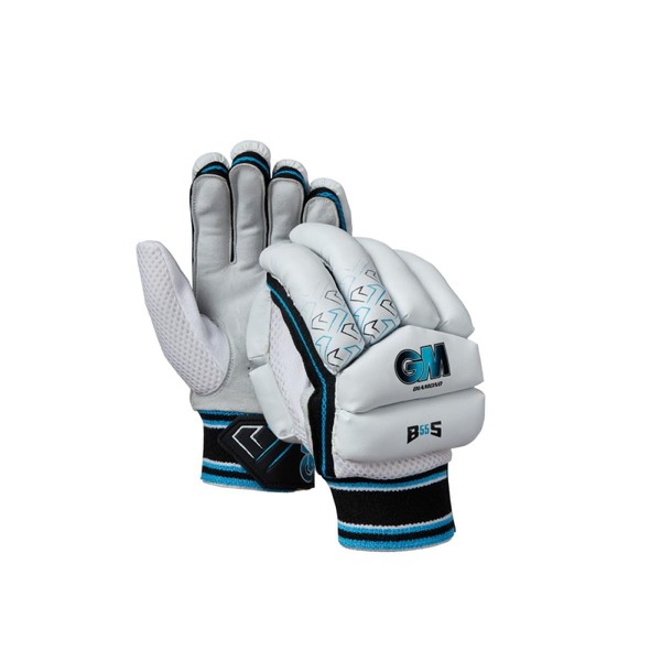 Gunn & Moore GM Cricket Batting Gloves | Diamond | Ben Stokes Endorsed | Split Leather Palm | Youths Right Handed | Approx Weight per Pair 390 g