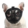 Short Snout Dog Muzzle Bulldog Muzzle Adjustable Breathable Mesh for