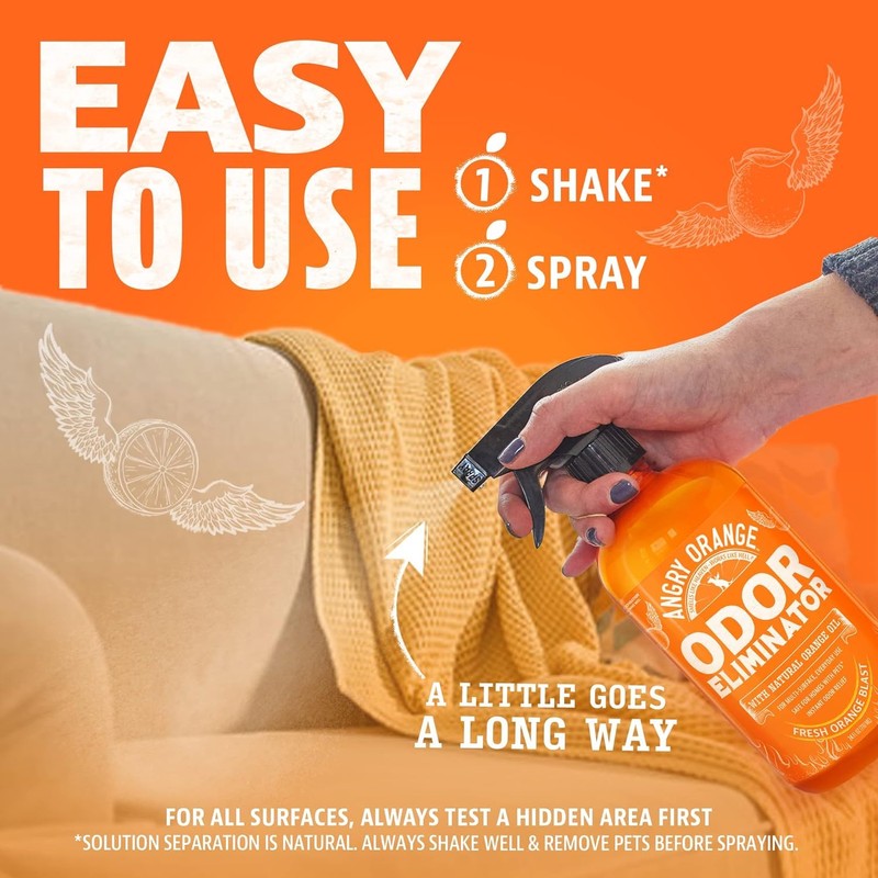 ANGRY ORANGE Pet Odor Eliminator for Dog and Cat Urine,