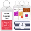 Cruise Luggage Tag Holders for Carnival, Princess & NCL Cruises
