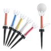Magnetic Plastic Golf Tees, 5 Pcs Professional Long Golf Tees