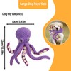 KFSCIP Octopus Dog Toy, Interactive Plush Chew Toy for Small
