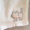 OKA Uchineko Towel, Approx. 13.0 x 31.5 inches (33 x