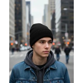 Gorro Bini Liso Bonete Para Frio Unisex                                                                                                               