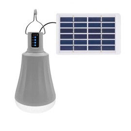 ZGAYERA Solar Light Bulbs Indoor, Solar Rechargeable Light Bulbs，Chicken Coop Accessories, Solar Camping Accessories, Solar Light Bulbs for Outside Waterproof ,Tent Night Fishing Emergency Lights