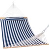 Lazy Daze Hammocks 12FT Quilted Fabric Double Hammock with Spreader
