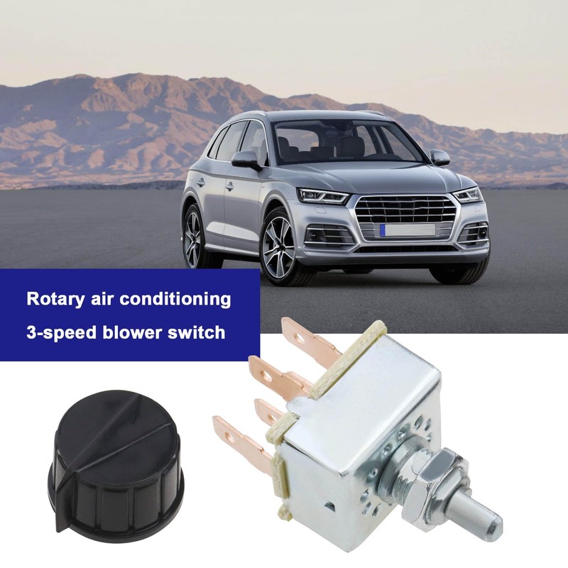 eMagTech Pack of 2 Rotary Knob for Air Conditioning 3-Speed