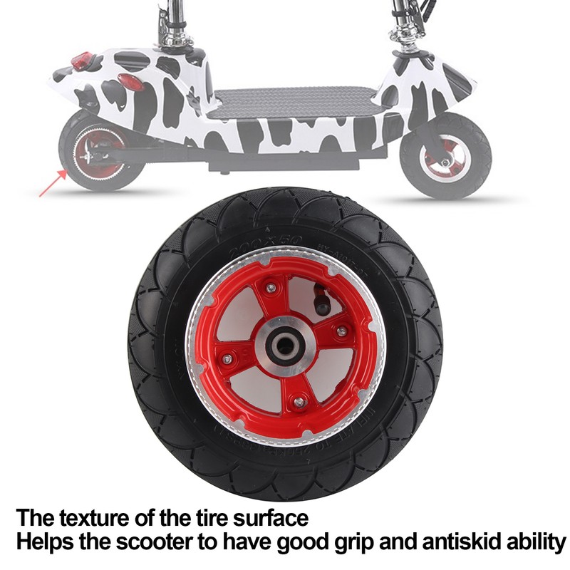 8 Inch 200X50 Electric Scooter Rear Hub Tyre Pneumatic Tire