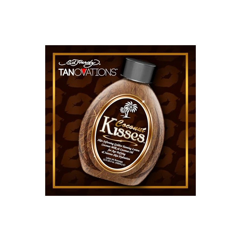 Ed Hardy Coconut Kisses Golden Tanning Lotion, 13.5 oz