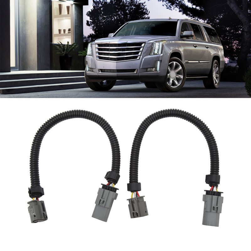 2pcs O2 Oxygen Sensor Extension Harness 53300 02 Replacement for