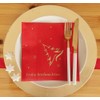 50 Napkins Christmas 40 x 40 Fabric-Like – Christmas Tree