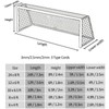 Aoneky Soccer Goal Net - Full Size Football Goal Post