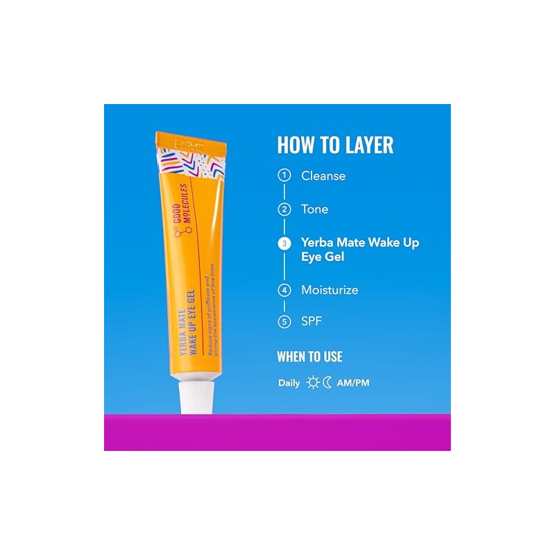 Good Molecules Yerba Mate Wake Up Eye Gel Pack 2