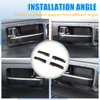 LLKUANG ABS Carbon Style Car Inner Door Handle Decoration Cover