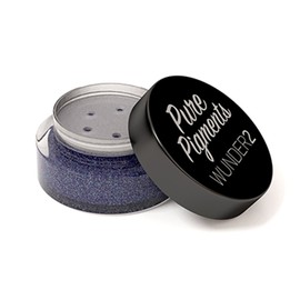 WUNDERBROW PURE PIGMENTS Ultra-Fine Loose Color Powders for Eye Makeup - Glitter Eyeshadow, Midnight Blue Colour