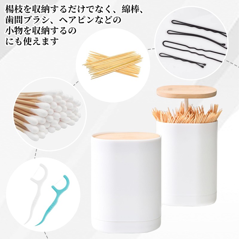 kasanidika 2 Pcs Toothpick Case, Toothpick Holder, Toothpick Holder, Toothpick