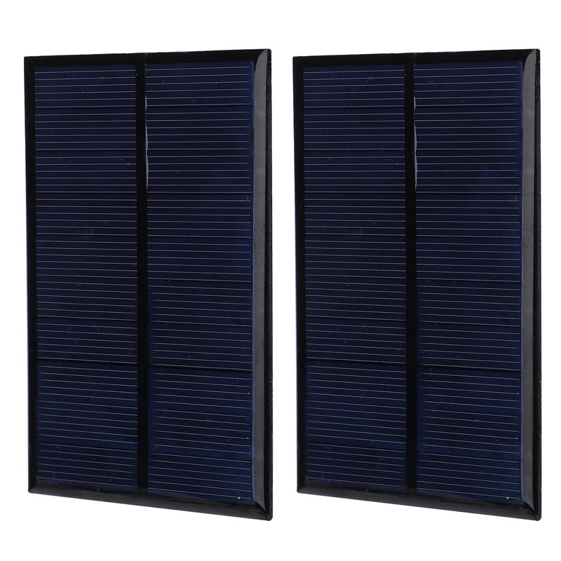 2Pcs Mini Solar Panel Epoxy Power Module Battery Polysilicon Industrial