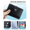 GAUENEEN Leather Business Card Holder, 26 Card Slots, RFID Blocking