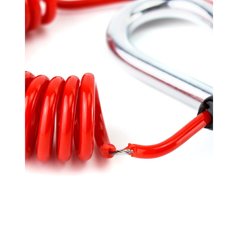 QWORK Breakaway Trailer Cable, 4 Pack 4 Ft Brake Safety