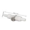 Computer Water Cooling Quick Connector Two Ends Disconnected Length 85mm