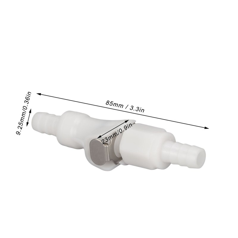 Computer Water Cooling Quick Connector Two Ends Disconnected Length 85mm