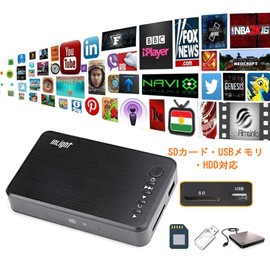 InLight Media Player, December 2023 Edition, Maximum Resolution, 3840 x 2160p, 30 fps, SD Card and USB Flash Support, Video, Music, Photo Playback, HDMI, VGA, Composite Output, TV Playback, Play