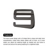 QUARKZMAN Metal G-Hook Strap Clasps, Pack of 2, 1.26 Inches,