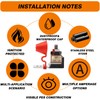 BUSSALIX Marine Rated Battery Fuse Block Kit, Ignition Protected, Durable