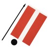 Latvia Table Flag 5'' x 8'' - Latvian Desk Flag