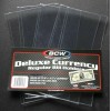 BCW 5 Loose BCW Deluxe Regular Dollar Bill Currency Semi Rigid Holder Sleeve
