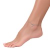 Amor Anklet 925 Sterling Silver Women's Summer Jewellery 25 cm